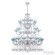 Подвесная люстра Bohemia Ivele Crystal AL78101/16+8+8/300/3d A WMN P Birusa/M-1G