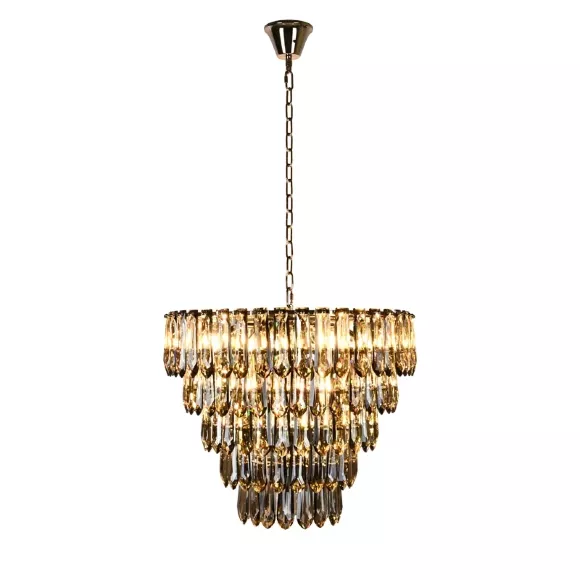 Подвесная люстра Delight Collection BRCH9118 BRCH9125-60, Хром, Дымчатый, Металл, крупный план Подвесная люстра Delight Collection BRCH9118 BRCH9125-60, Хром, Дымчатый, Металл, крупный план