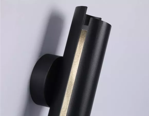 Настенный светильник Ambrella Light Techno family TN71332, Черный, Нейтральный белый, Металл, вид сбоку Настенный светильник Ambrella Light Techno family TN71332, Черный, Нейтральный белый, Металл, вид сбоку