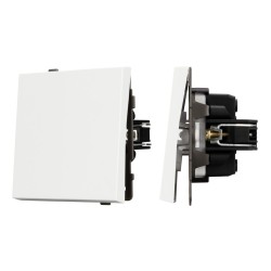 Механизм выключателя одноклавишный перекрёстный Arlight SWT-TENDO-MKX1-PL-WH (230V, 10A) 054054