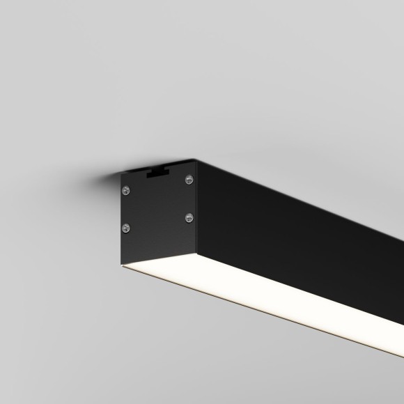 Линейный накладной светильник Maytoni Technical 4000K 35x35 (Черный, 1 м) LL311012