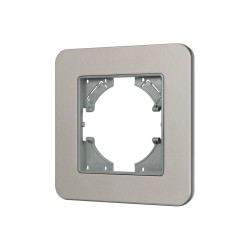 Рамка алюминиевая на 1 пост Arlight FRM-AKIRY-SFAL-1-SR 049684