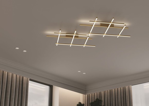 Потолочная светодиодная люстра Maytoni Radiance MOD278CL-L50G3K