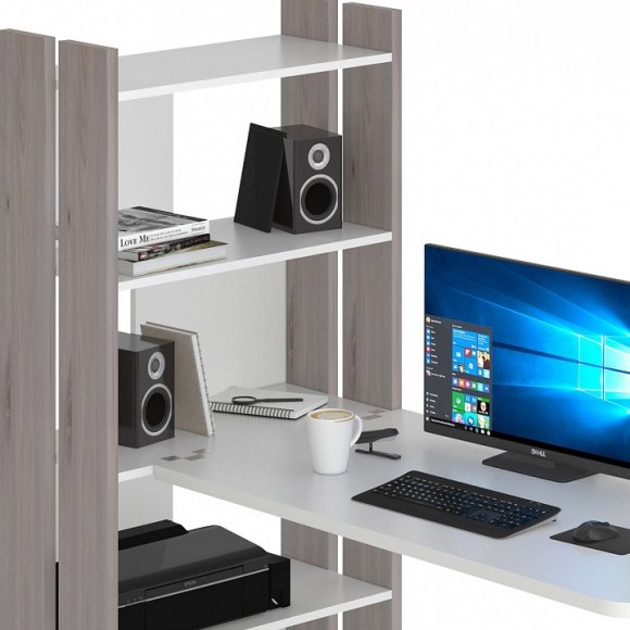 Стол компьютерный Домино Lite СТЛ-ОВ+С120Р MER_STL-OV-S120RPryam_bez_tumby_NBE