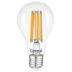 Филаментная светодиодная лампа General GLDEN-A65S-25ВТ-230-E27-4500 660323