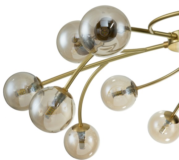 Люстра на штанге Indigo Intero 11024/15R Gold V000226