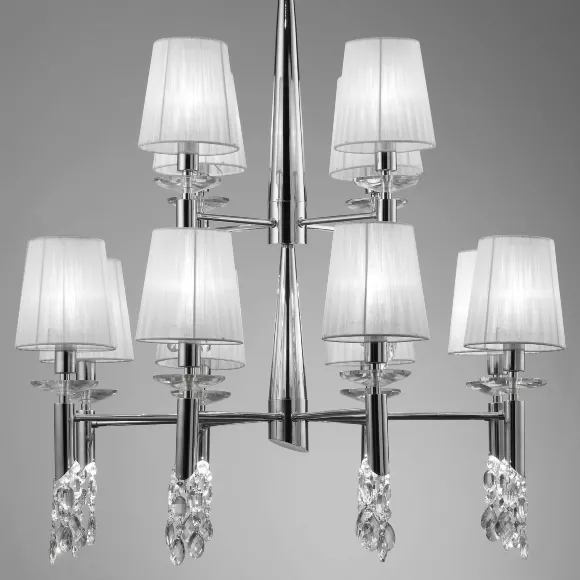 Подвесная люстра Mantra Tiffany 3850, декоративные элементы крупным планом