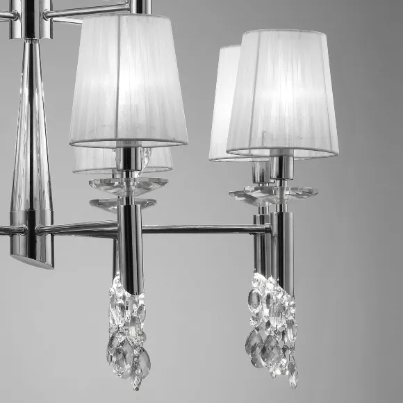Подвесная люстра Mantra Tiffany 3850, Арт-деко, Белый