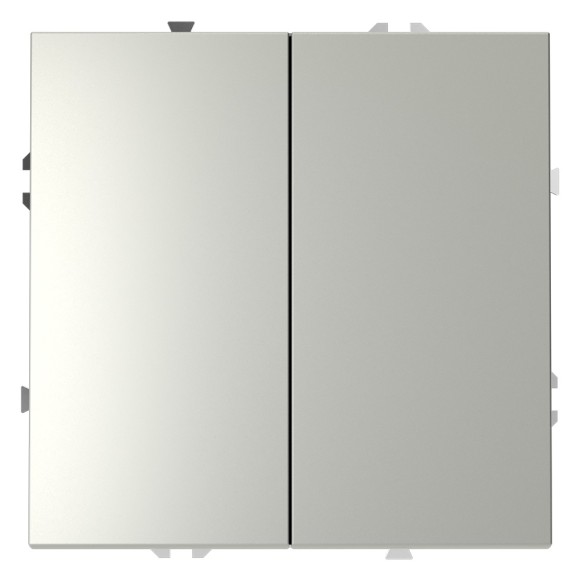 Выключатель двухклавишный Voltum S70 VLS020105