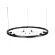Подвесная светодиодная люстра ST Luce Bisaria SL393.403.06, Черный, Белый, Нейтральный белый