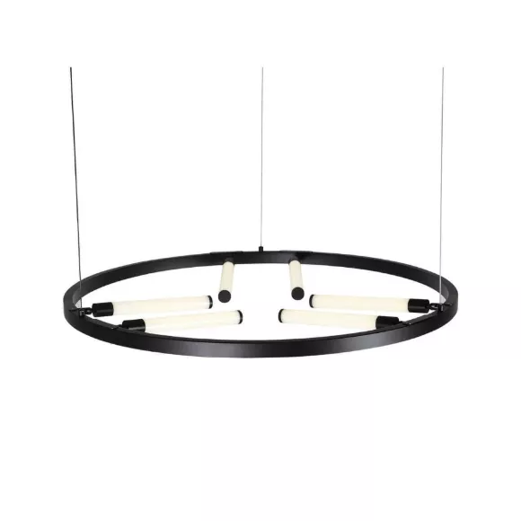 Подвесная светодиодная люстра ST Luce Bisaria SL393.403.06, Черный, Белый, Нейтральный белый Подвесная светодиодная люстра ST Luce Bisaria SL393.403.06, Черный, Белый, Нейтральный белый