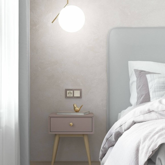 Розетка с заземлением Werkel 4690389184710 W1171062