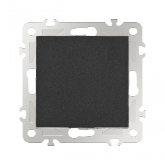 Переключатель одноклавишный перекрестный Arte Milano 206.34-1.black