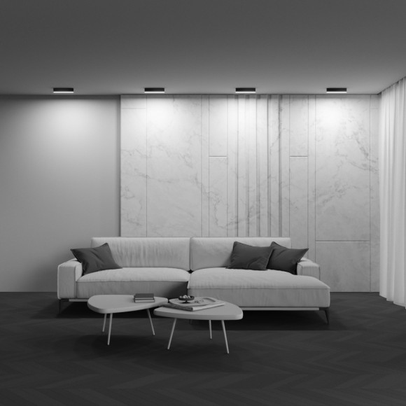 Линейный потолочный светильник Maytoni Basis C068CL-20W3-6K-B