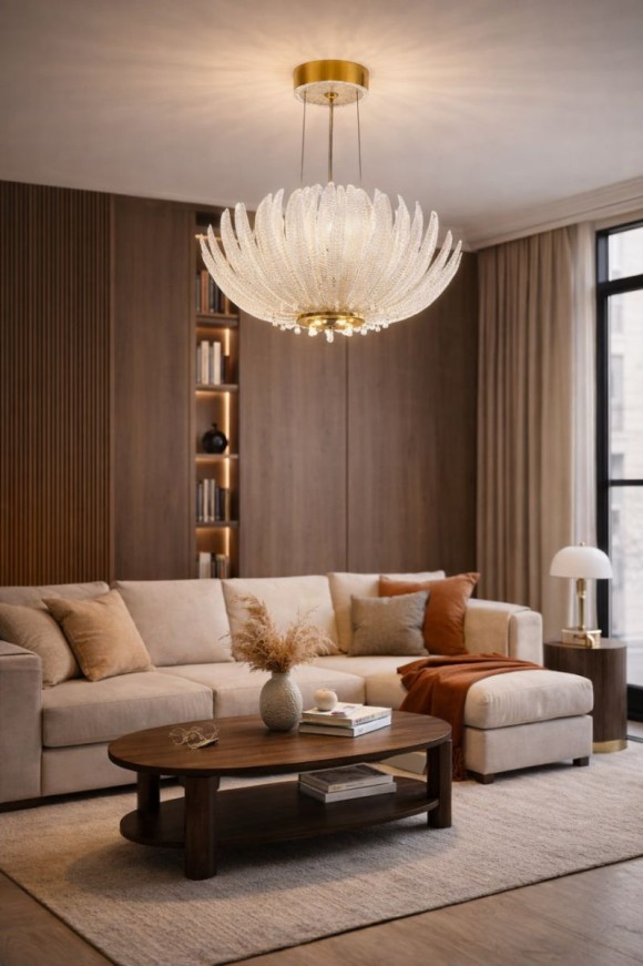 Подвесная светодиодная люстра Modelux ML.9555.500 CP