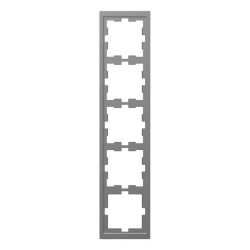 Рамка 5-постовая Schneider Electric Merten D-Life MTN4050-6536