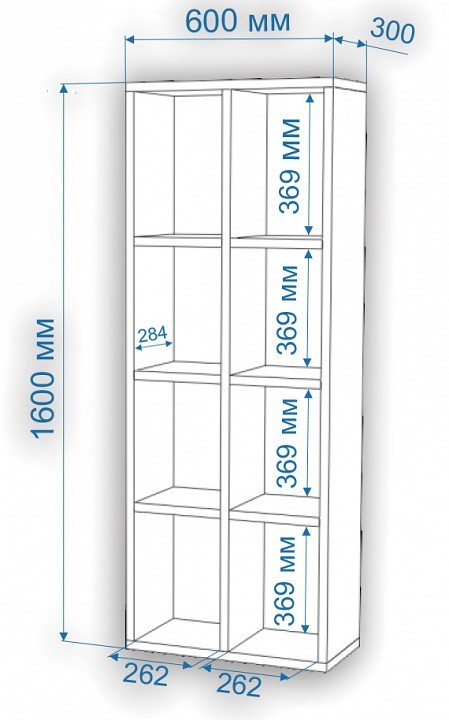 Стеллаж Нобиле СтлН MER_StlN-K