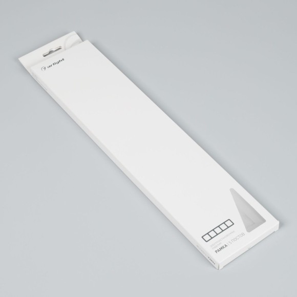 Рамка на 5 постов стеклянная Arlight FRM-OMALI-SFGS-5-GR 049722