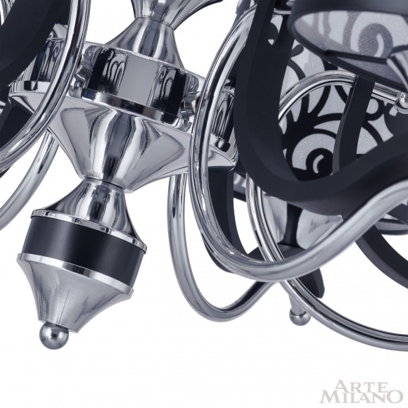 Подвесная люстра Arte Milano Florentia-4957 304957/6 Bk/Ni