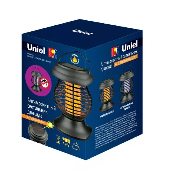 Светильник на солнечных батареях (UL-00006537) Uniel Functional USL-F-300/PМ310 Bug Zapper, упаковка