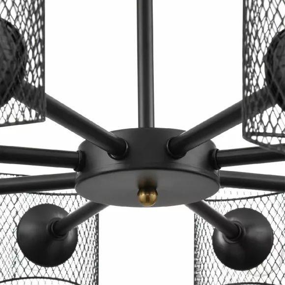 Люстра на штанге Lumion Tidina 8238/8C, вид снизу Люстра на штанге Lumion Tidina 8238/8C, вид снизу