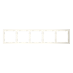 Рамка пластиковая Voltum S70 на 5 пост, (хлопок) VLS100513