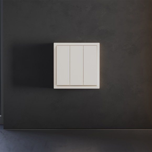 Клавиши для выключателя/переключателя трехклавишного Voltum S70 (хлопок) VLS000513