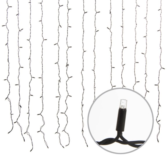 Уличная светодиодная гирлянда Uniel занавес (UL-00003936) синий ULD-C2030-240/TBK Blue IP67