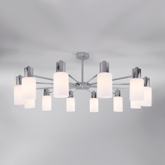 Люстра на штанге Eurosvet Vegga 70160/12 хром Smart a057112