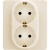 Розетка двойная с/з Legrand Inspiria 673751