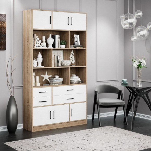 Стеллаж комбинированный Либерти-62-128 MAS_Liberti-62-DS-BT-128