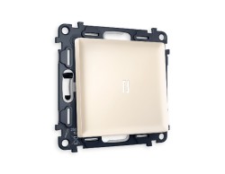 Комплект механизма 1-кл выключателя с подсветкой Ambrella Volt Alfa MA322015