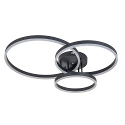 Потолочная светодиодная люстра с пультом управления Arte Lamp Sierra A2426PL-3BK