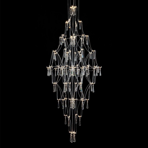 Подвесная люстра с пультом управления Modelux ML.7826.600P CR