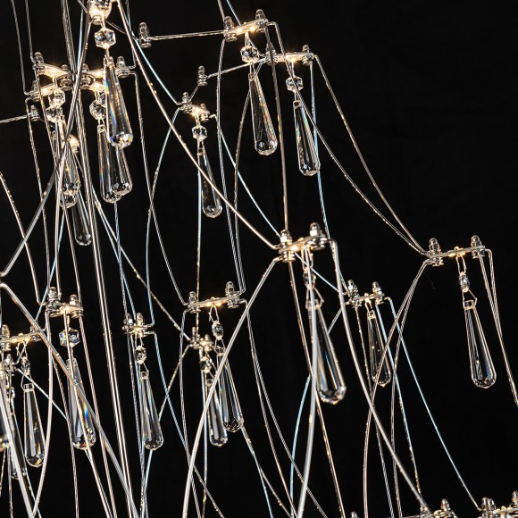 Подвесная люстра с пультом управления Modelux ML.7826.600P CR