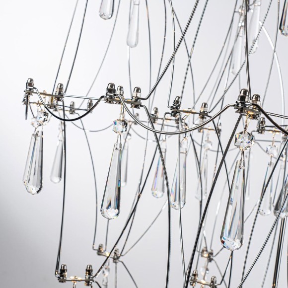 Подвесная люстра с пультом управления Modelux ML.7826.600P CR