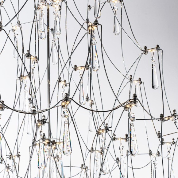 Подвесная люстра с пультом управления Modelux ML.7826.600P CR