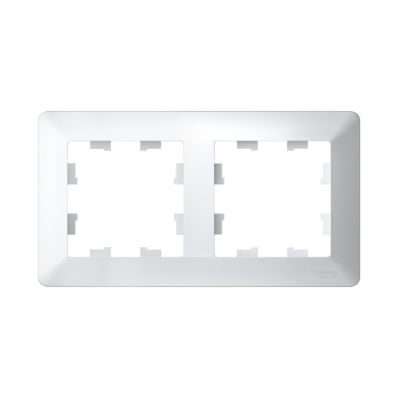 Рамка 2-ая Systeme Electric AtlasDesign Air Белый/дымчатый белый ATN220102