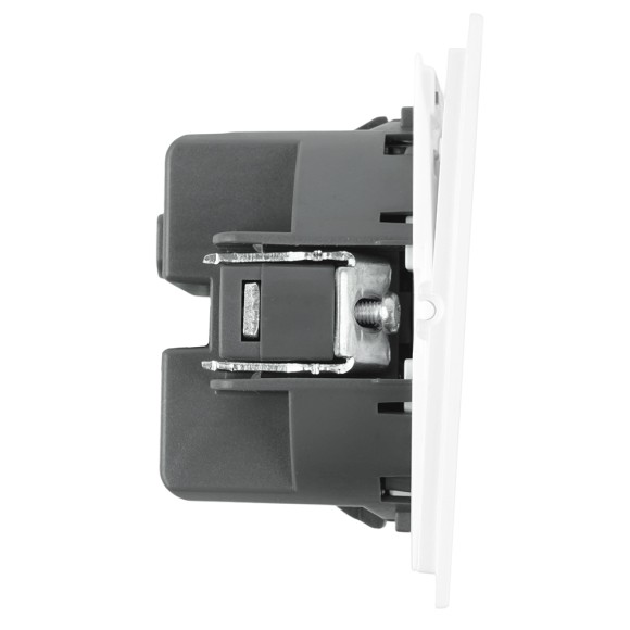 Выключатель 2-клавишный c индикатором (механизм) Stekker Мия 250В 10А RSW10-3102-01 белая магнолия 50432