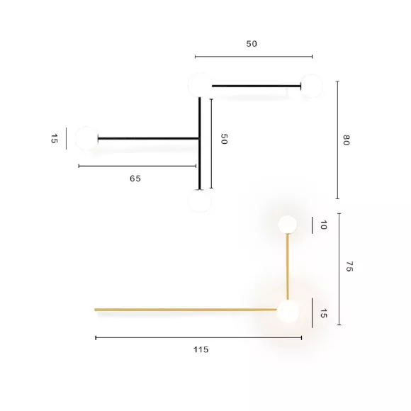 Настенный светильник ImperiumLoft Lines 140828-26 Настенный светильник ImperiumLoft Lines 140828-26