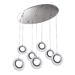 Подвесная светодиодная люстра Modelux ML.89023.7 CR