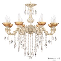 Подвесная люстра Bohemia Ivele Crystal AL79101/8/250 B WMG P Amber/M-1F