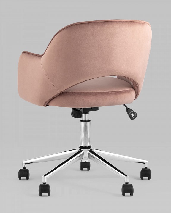 Кресло компьютерное Кларк SGR_CLARKSON-PINK-CHROME