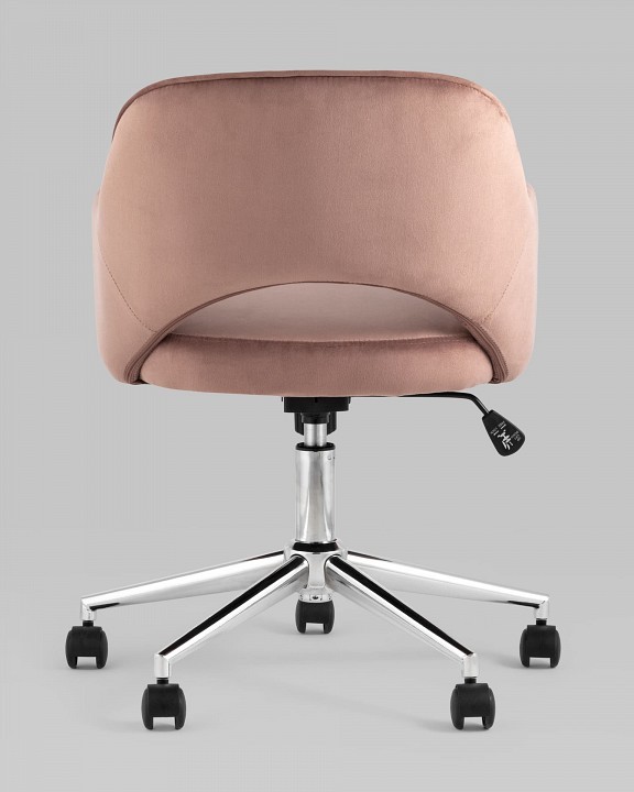 Кресло компьютерное Кларк SGR_CLARKSON-PINK-CHROME