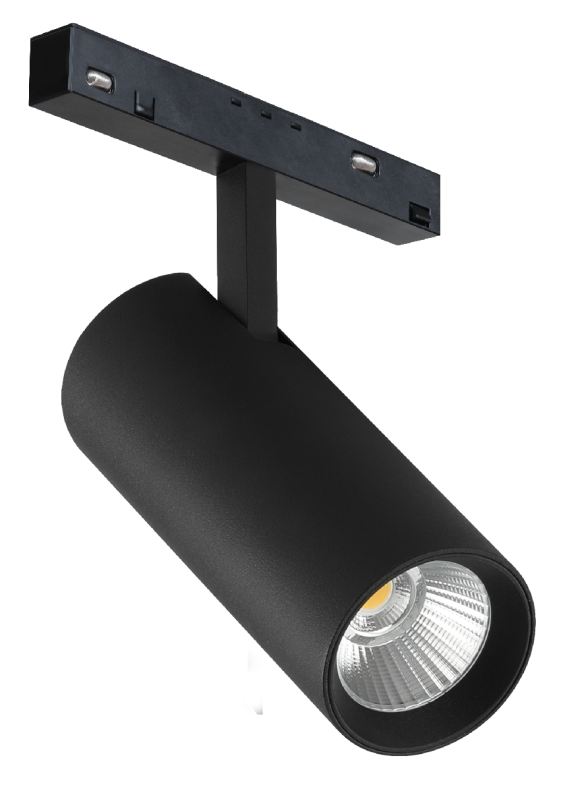 Трековый магнитный светильник iLedex Vision 4822-007-D75-30W-38DG-4000K-BK