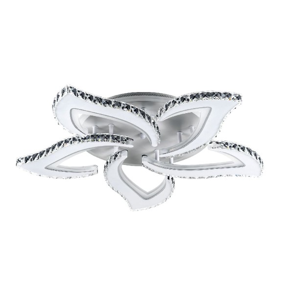 Потолочная светодиодная люстра с пультом управления LED4U L2839-5 WH