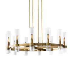 Подвесная люстра Delight Collection Ravelle MT8888-8H antique brass