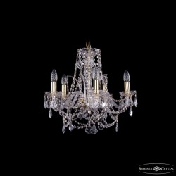 Подвесная люстра Bohemia Ivele Crystal 1411/5/160 G Leafs