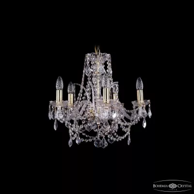 Подвесная люстра Bohemia Ivele Crystal 1411/5/160 G Leafs