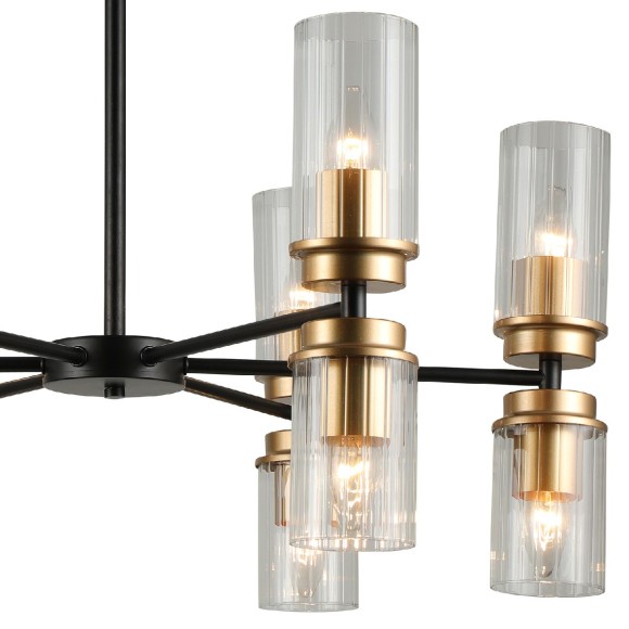 Люстра на штанге Reluce 74671-0.3-6+6